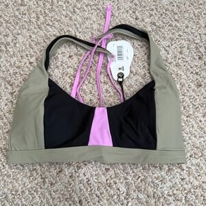 prAna‎ Women Tulum Top Medium Color Block Padded MSRP$65